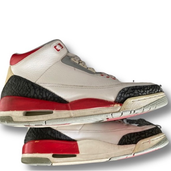 Nike Jordan retro cement .  Need some TLC. Please see photos . - Picture 4 of 6